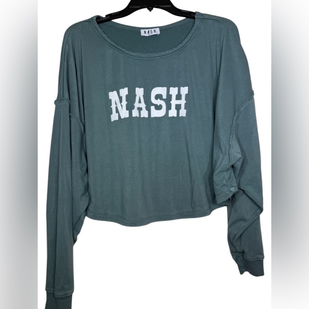 The Nash Collection Women’s Nash Cropped Crewneck Pullover